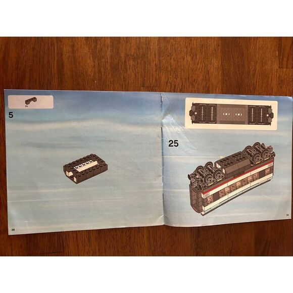 LEGO City #60051 High Speed Passenger Train Instruction Manual Only 2,3,&4 (6003 - Picture 11 of 14